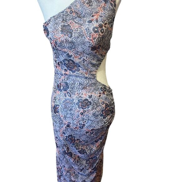 NWT MISA women's size‎ small Aries Midi dress with side cutout and slit - Picture 5 of 13